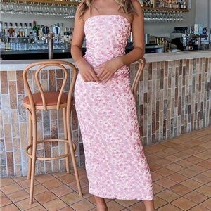 Imogen Strapless Maxi Dress Beginning Boutique